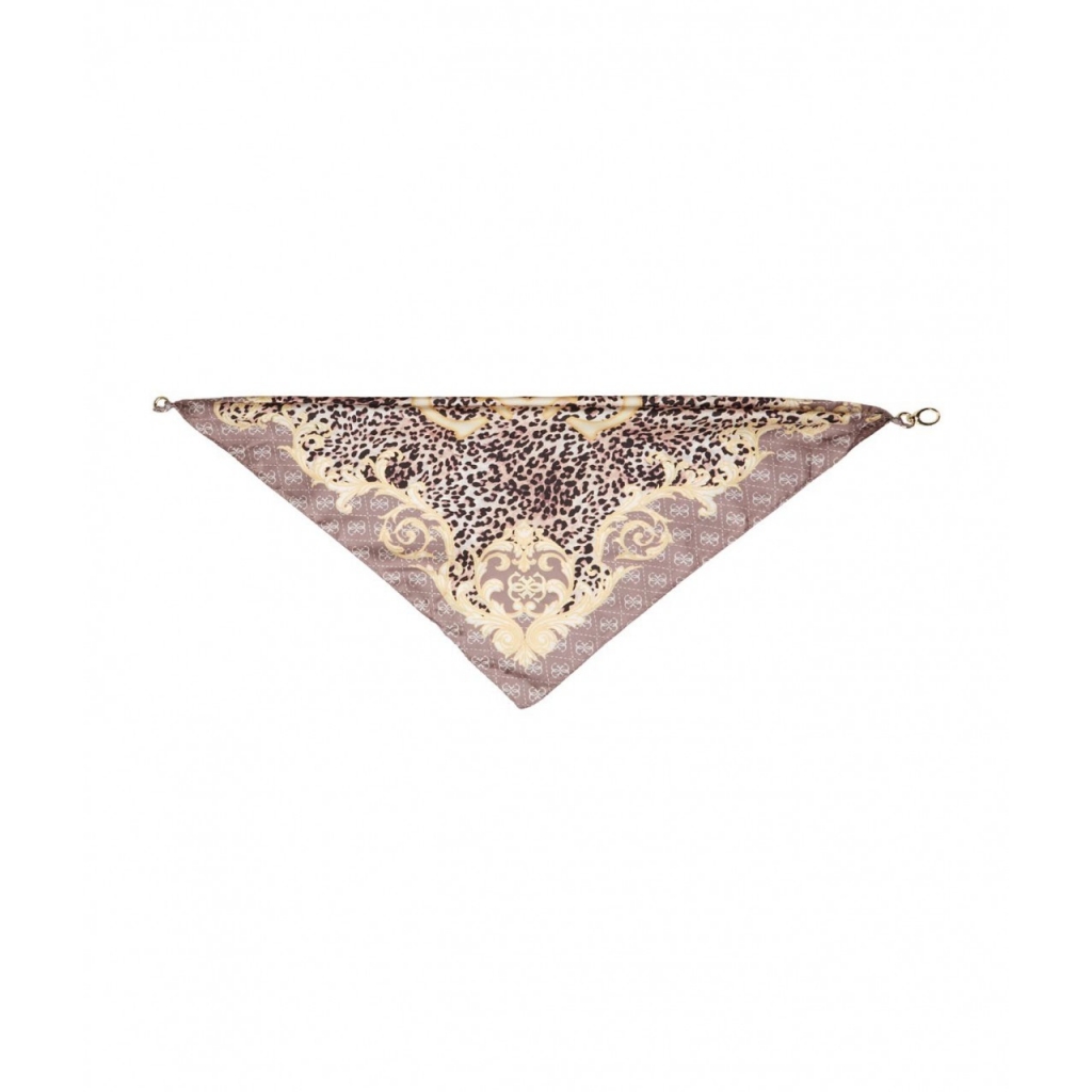 Bandana animalier rosa chiaro