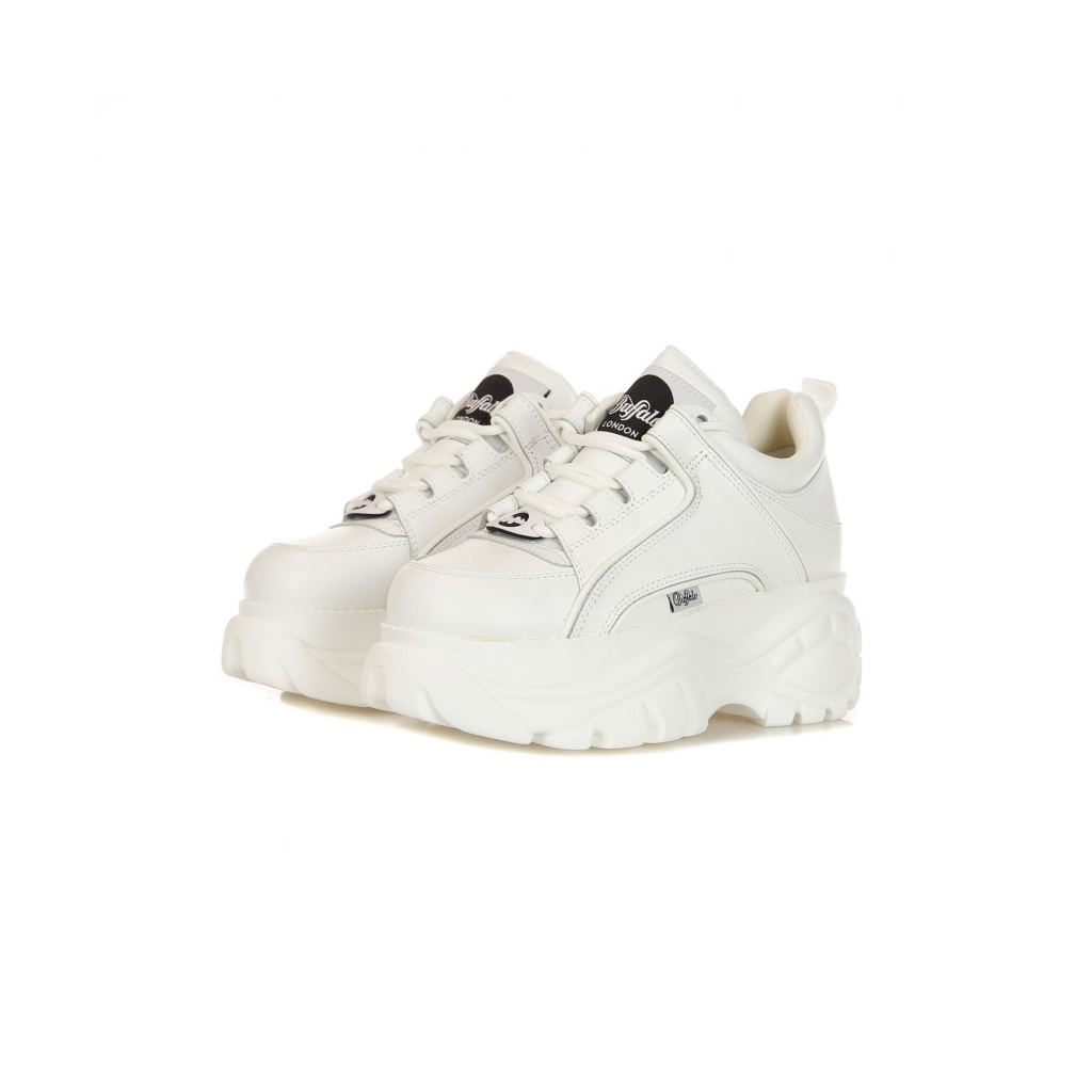 SCARPA BASSA BUFFALO CLASSIC WHITE COW LEATHER