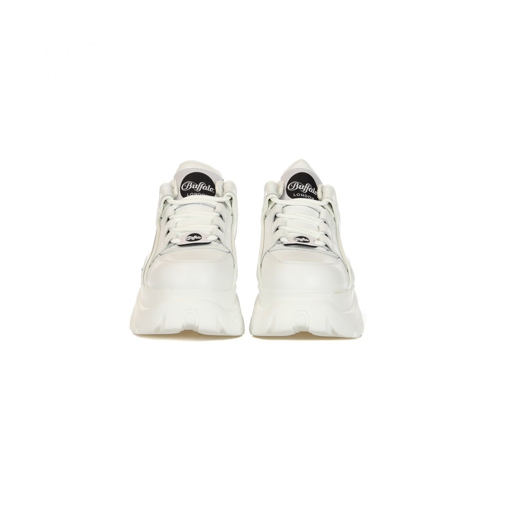 SCARPA BASSA BUFFALO CLASSIC WHITE COW LEATHER