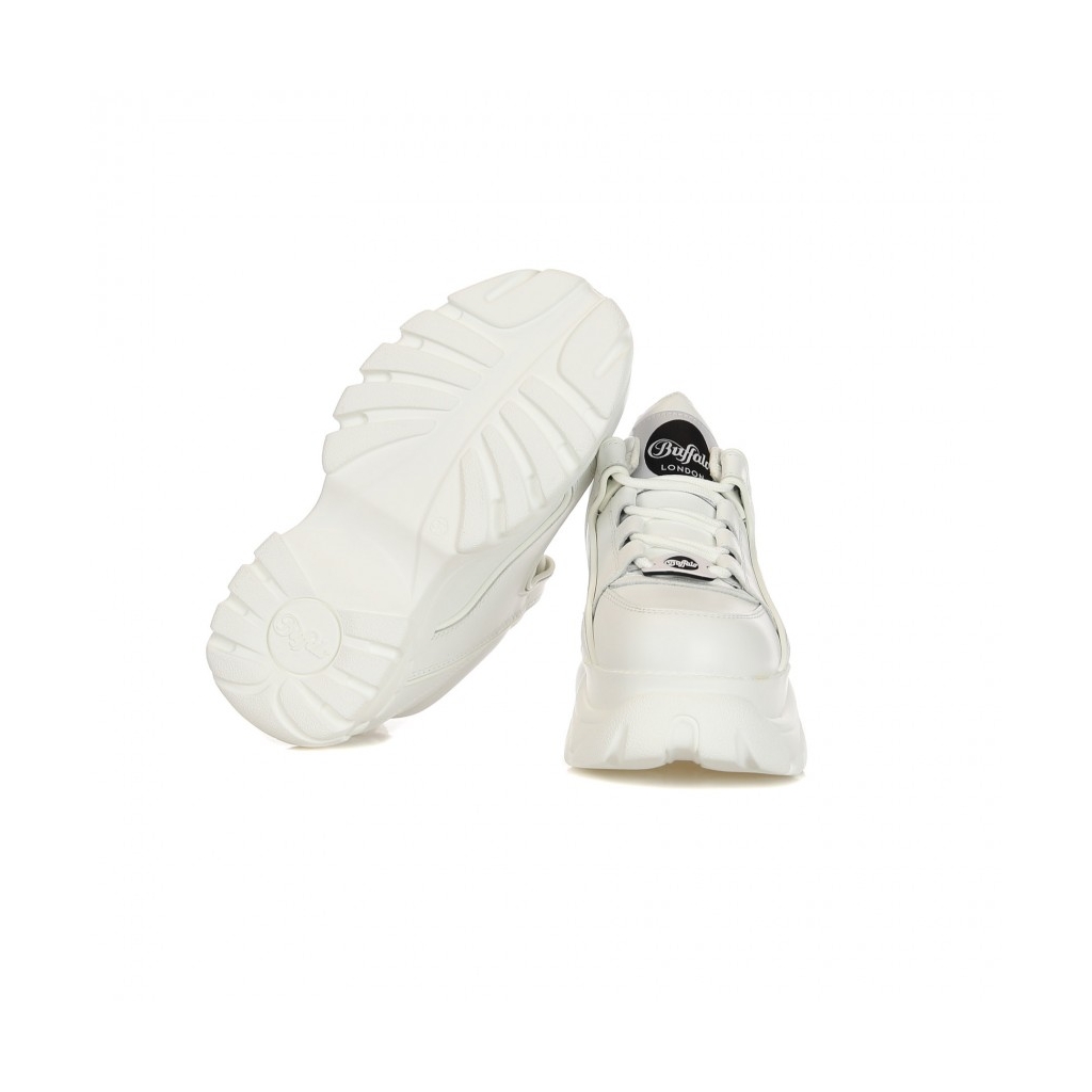 SCARPA BASSA BUFFALO CLASSIC WHITE COW LEATHER