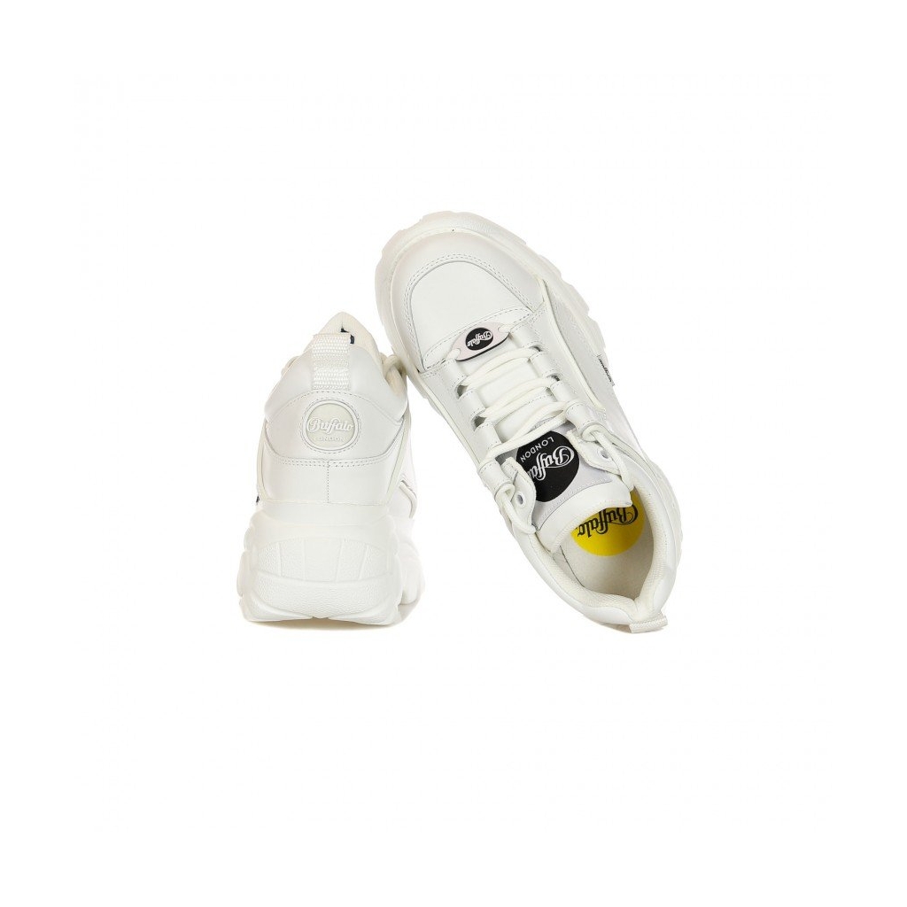 SCARPA BASSA BUFFALO CLASSIC WHITE COW LEATHER