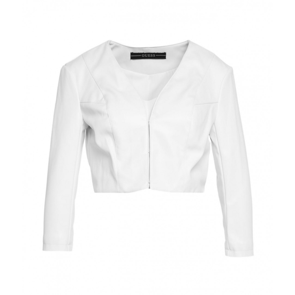 Giacca bianca guess on sale