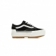 SCARPA BASSA OLD SKOOL STACKED SUEDECANVAS/BLACK