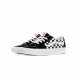 SCARPA BASSA SK8-LOW CANVAS/SUEDE BLACK/CHECKERBOARD