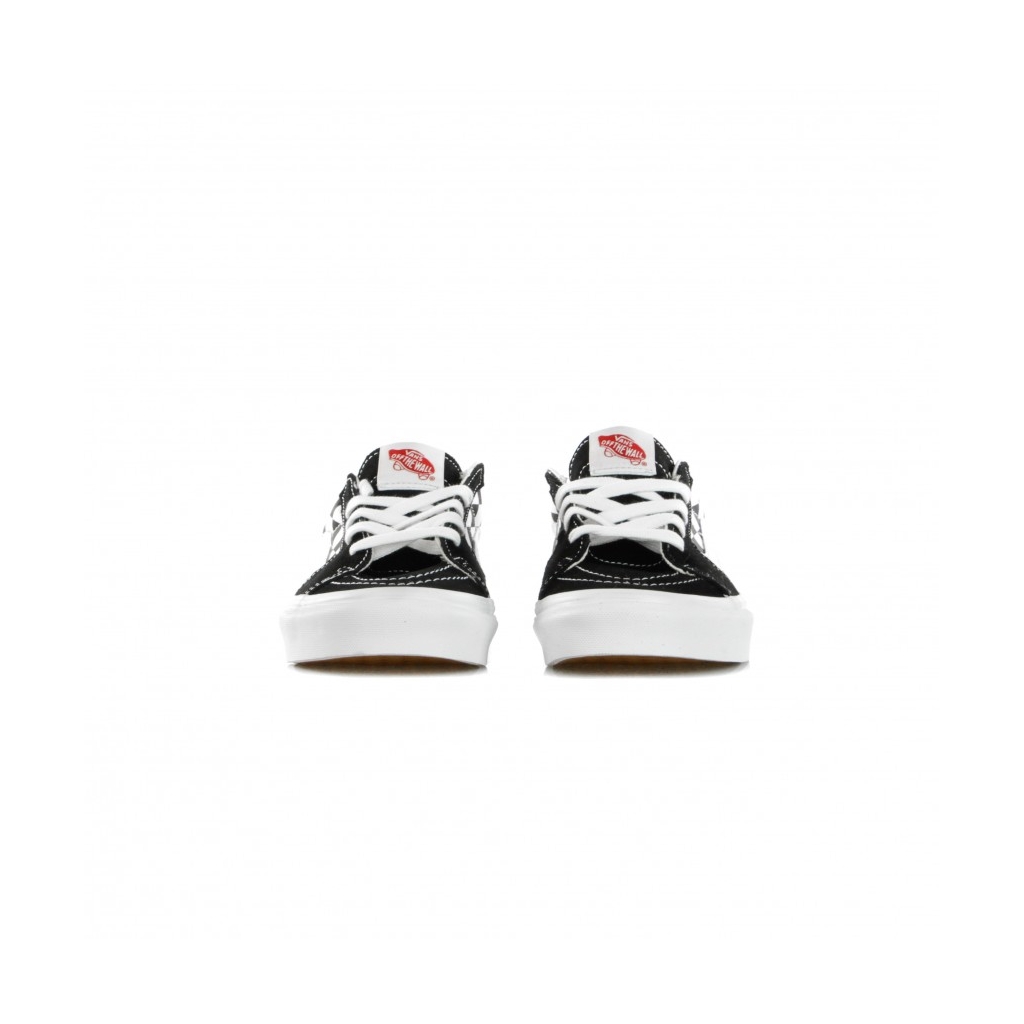 SCARPA BASSA SK8-LOW CANVAS/SUEDE BLACK/CHECKERBOARD