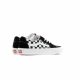 SCARPA BASSA SK8-LOW CANVAS/SUEDE BLACK/CHECKERBOARD