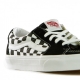 SCARPA BASSA SK8-LOW CANVAS/SUEDE BLACK/CHECKERBOARD