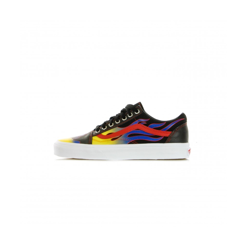 SCARPA BASSA OLD SKOOL RACER BLACK/RED