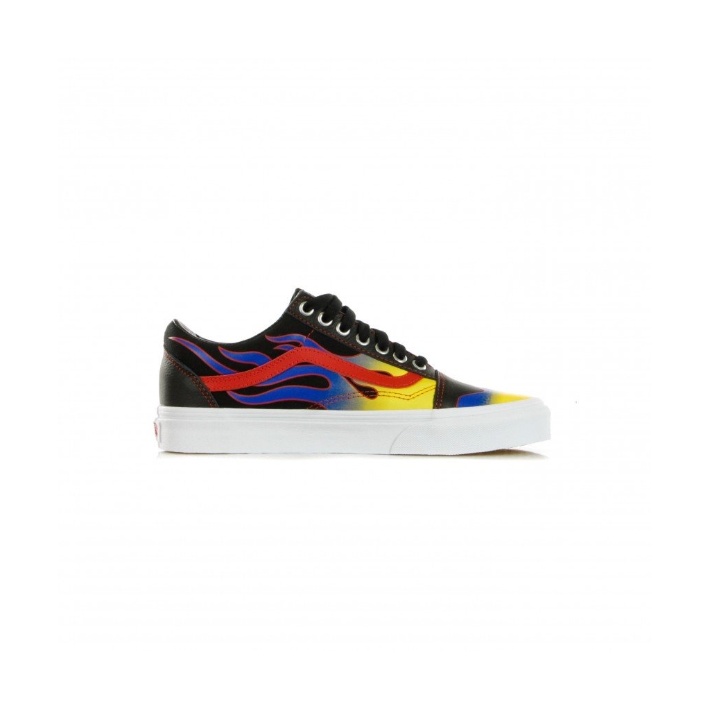 SCARPA BASSA OLD SKOOL RACER BLACK/RED