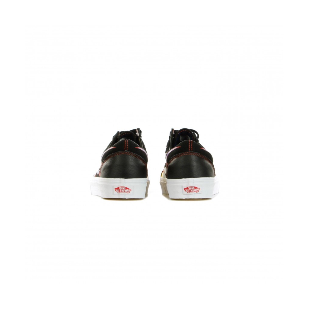 SCARPA BASSA OLD SKOOL RACER BLACK/RED