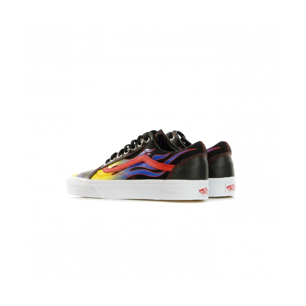 SCARPA BASSA OLD SKOOL RACER BLACK/RED