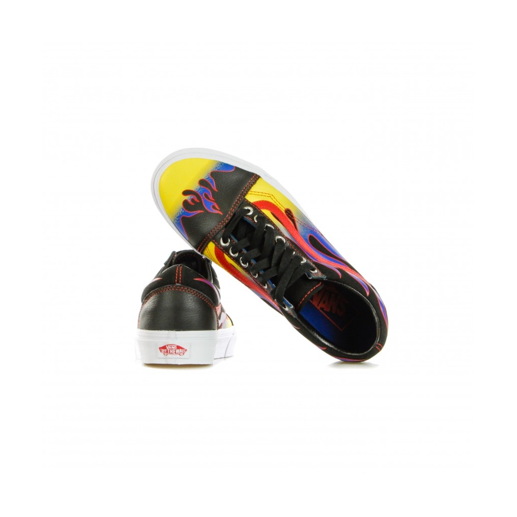 SCARPA BASSA OLD SKOOL RACER BLACK/RED