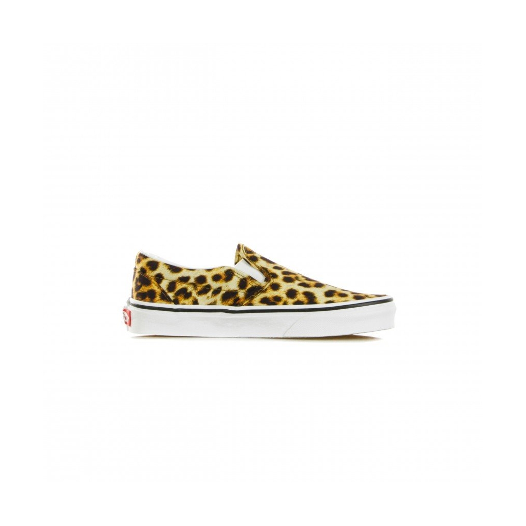 SCARPA BASSA CLASSIC SLIP-ON LEOPARD BLACK/TRUE WHITE