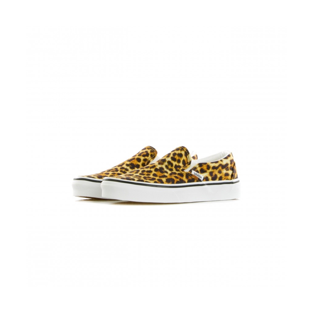 SCARPA BASSA CLASSIC SLIP-ON LEOPARD BLACK/TRUE WHITE