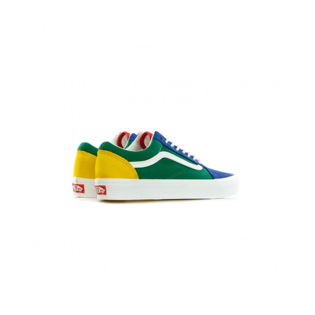 SCARPA BASSA OLD SKOOL VANS YACHT CLUB BLACK/GREEN 