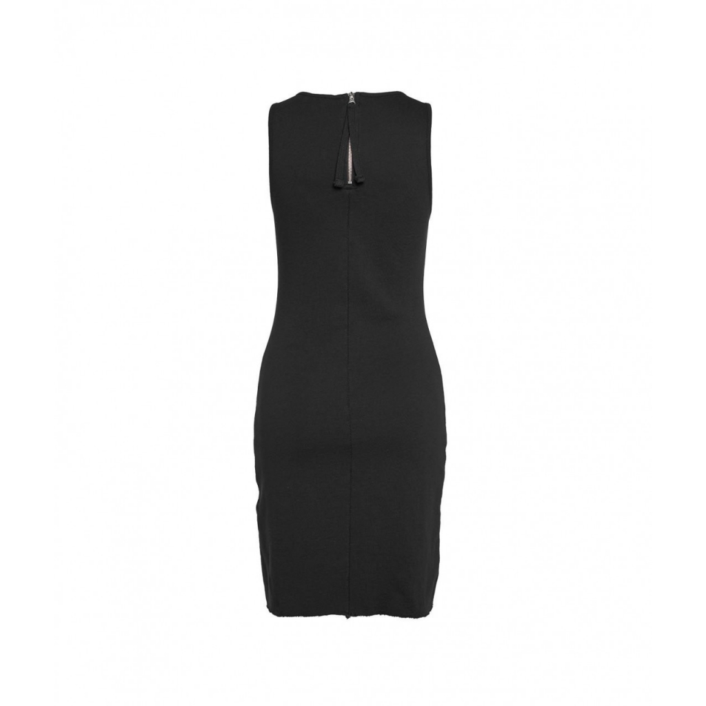Abito con maxi tasca nero