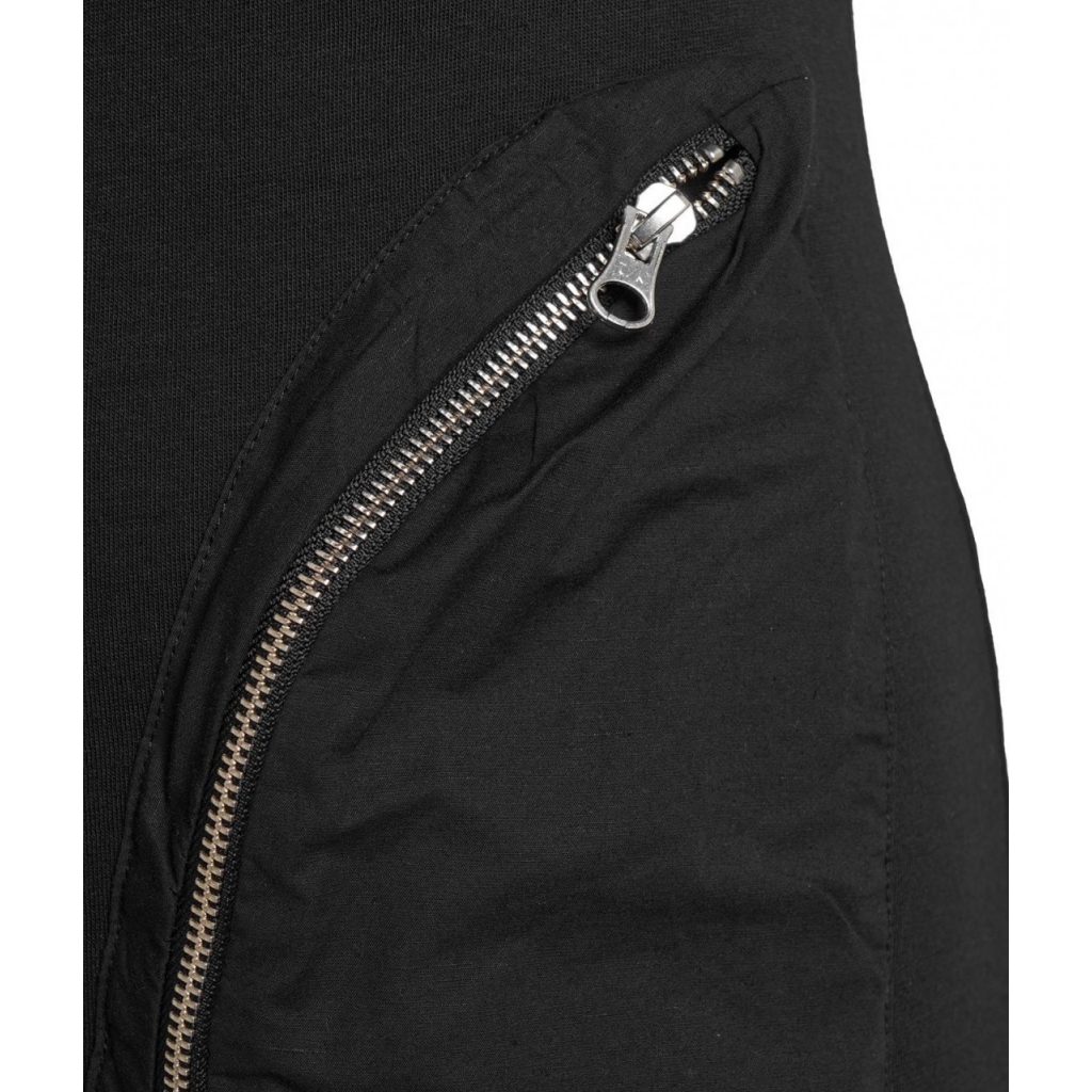 Abito con maxi tasca nero