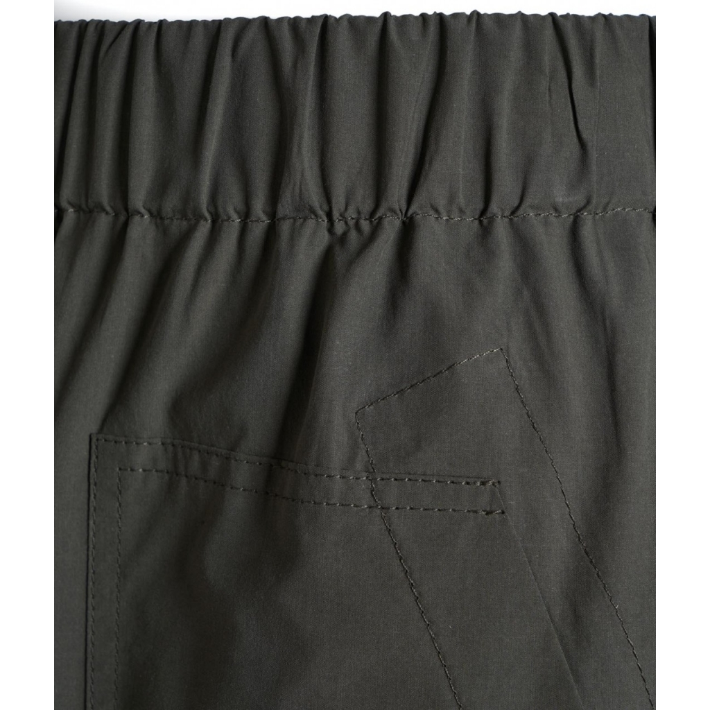 Pantaloni Paperbag verde