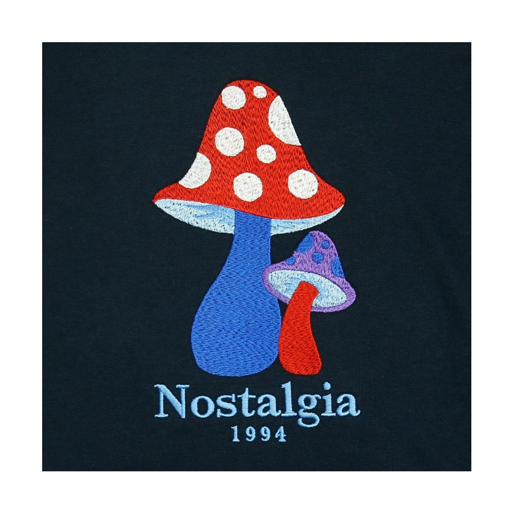 FELPA CAPPUCCIO MUSH HOODIE X NOSTALGIA BLUE