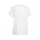 T-shirt in seta crema