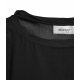 T-shirt in seta nero