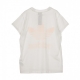 MAGLIETTA BIG TREFOIL TEE WHITE/REAL GOLD