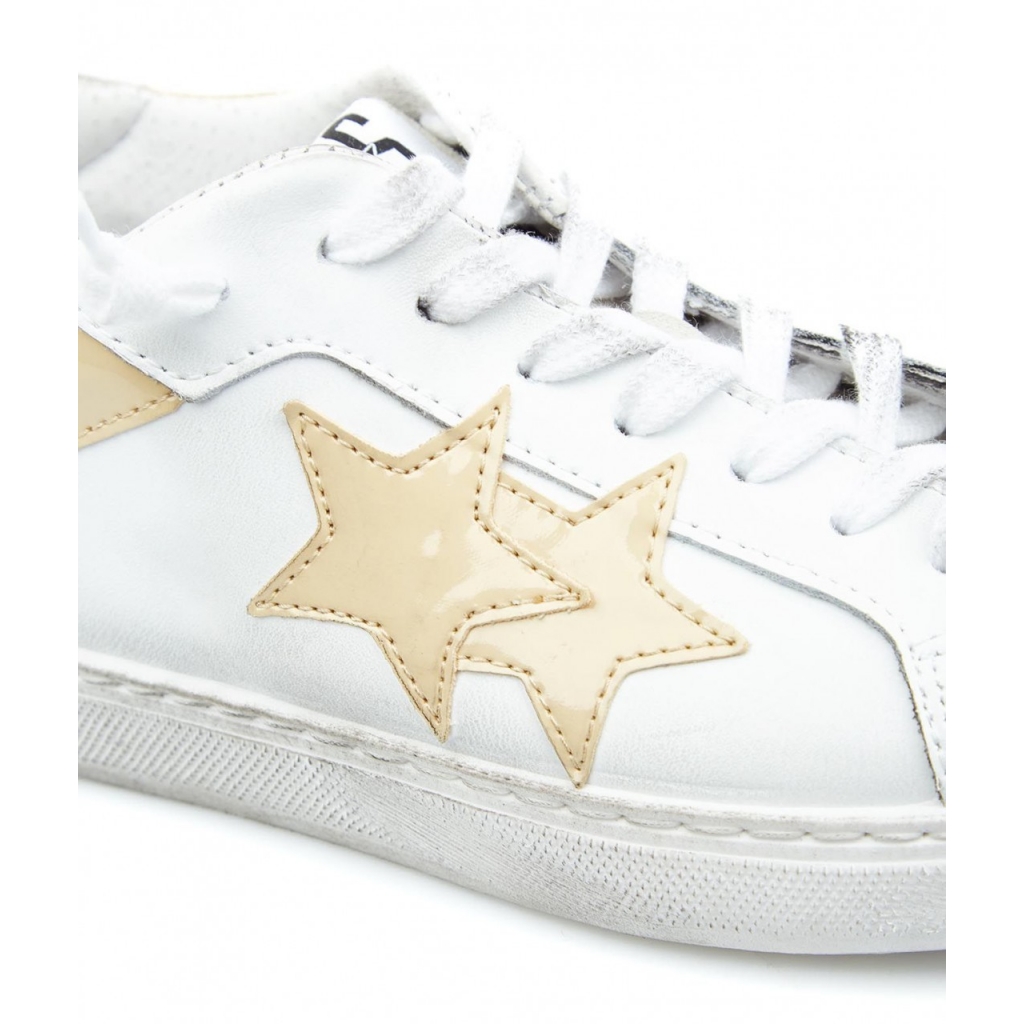 Sneaker con stelle bianco