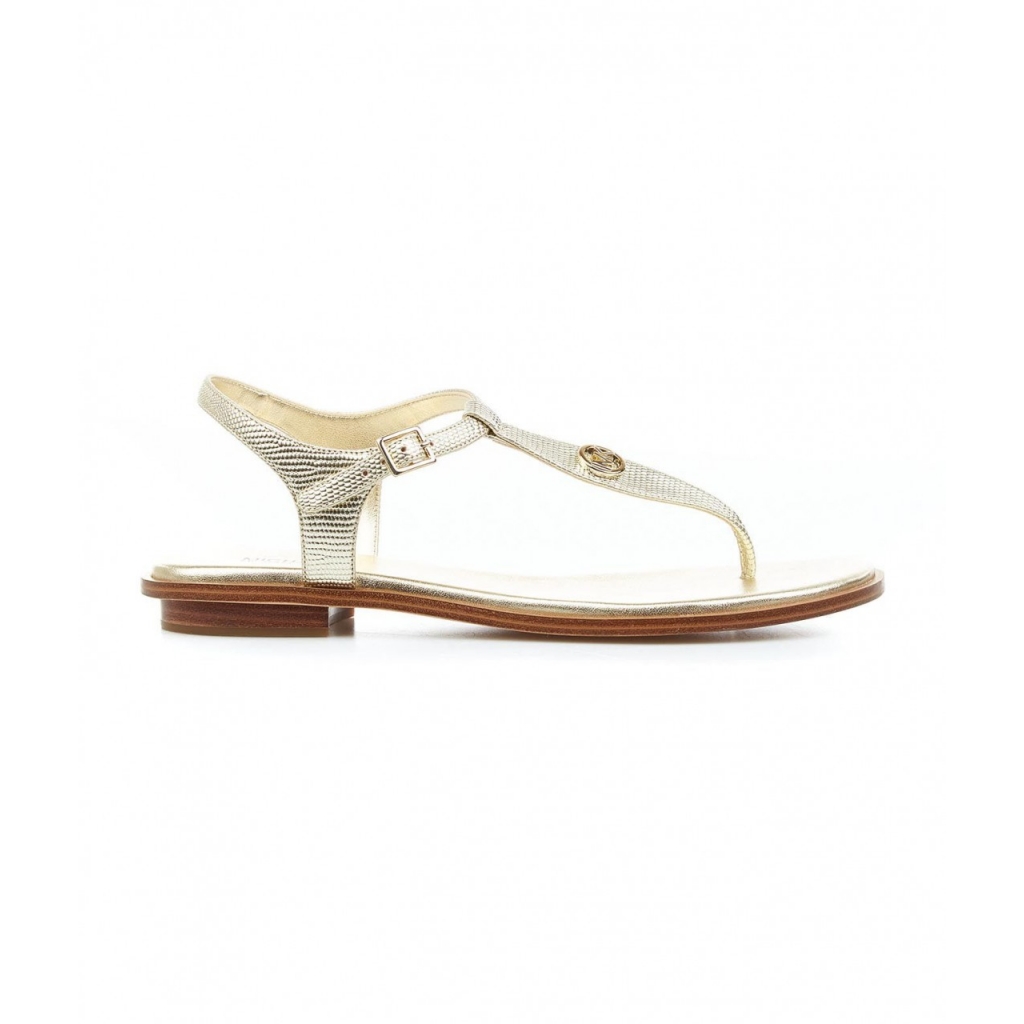 michael michael kors mallory leather thong sandals