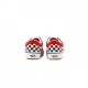 SCARPA BASSA COMFYCUSH OLD SKOOL CHECKERBOARD BLACK/RED