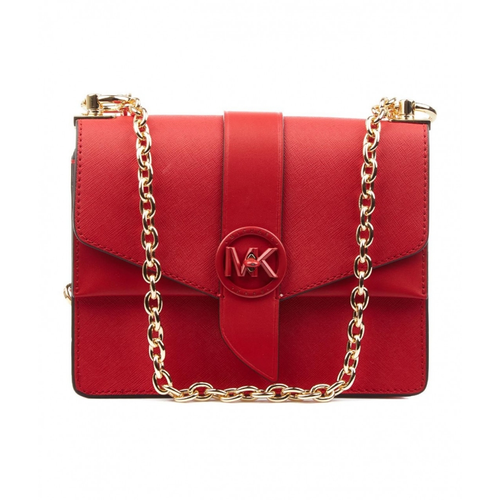 MICHAEL BY MICHAEL KORS Borsa MERCER Media Pelle con Tracolla Logo  NeroBianco Donna Elsa Boutique