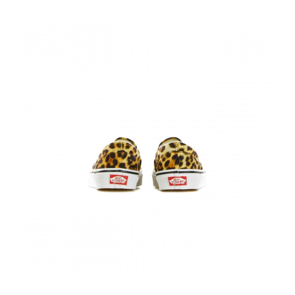 SCARPA BASSA CLASSIC SLIP-ON LEOPARD BLACK/TRUE WHITE