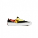 SCARPA BASSA ERA FLAME BLACK/TRUE WHITE