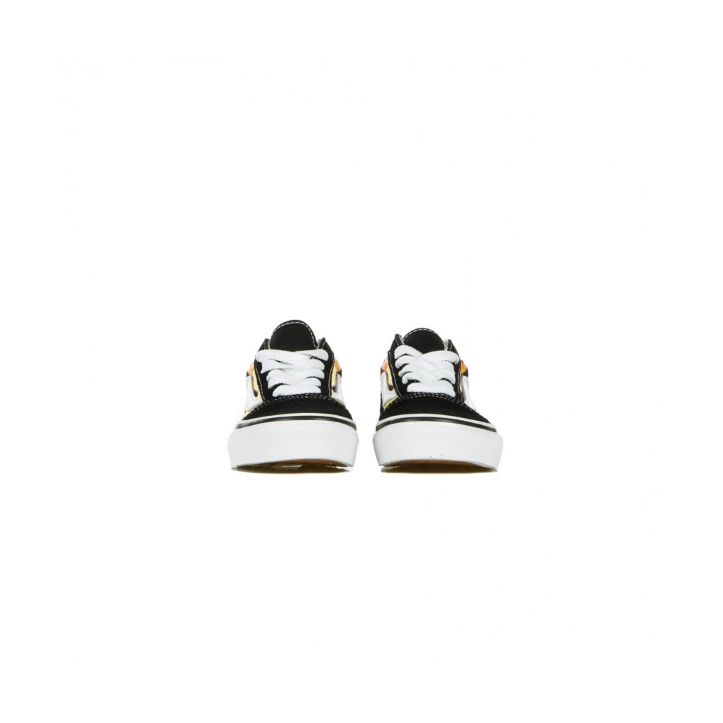 SCARPA BASSA ERA FLAME BLACK/TRUE WHITE