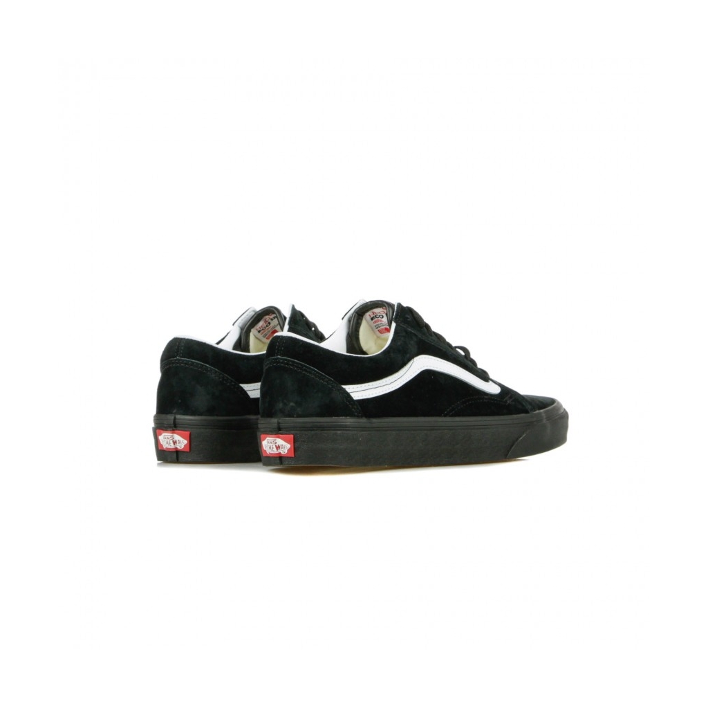 SCARPA BASSA OLD SKOOL PIG SUEDE BLACK/BLACK