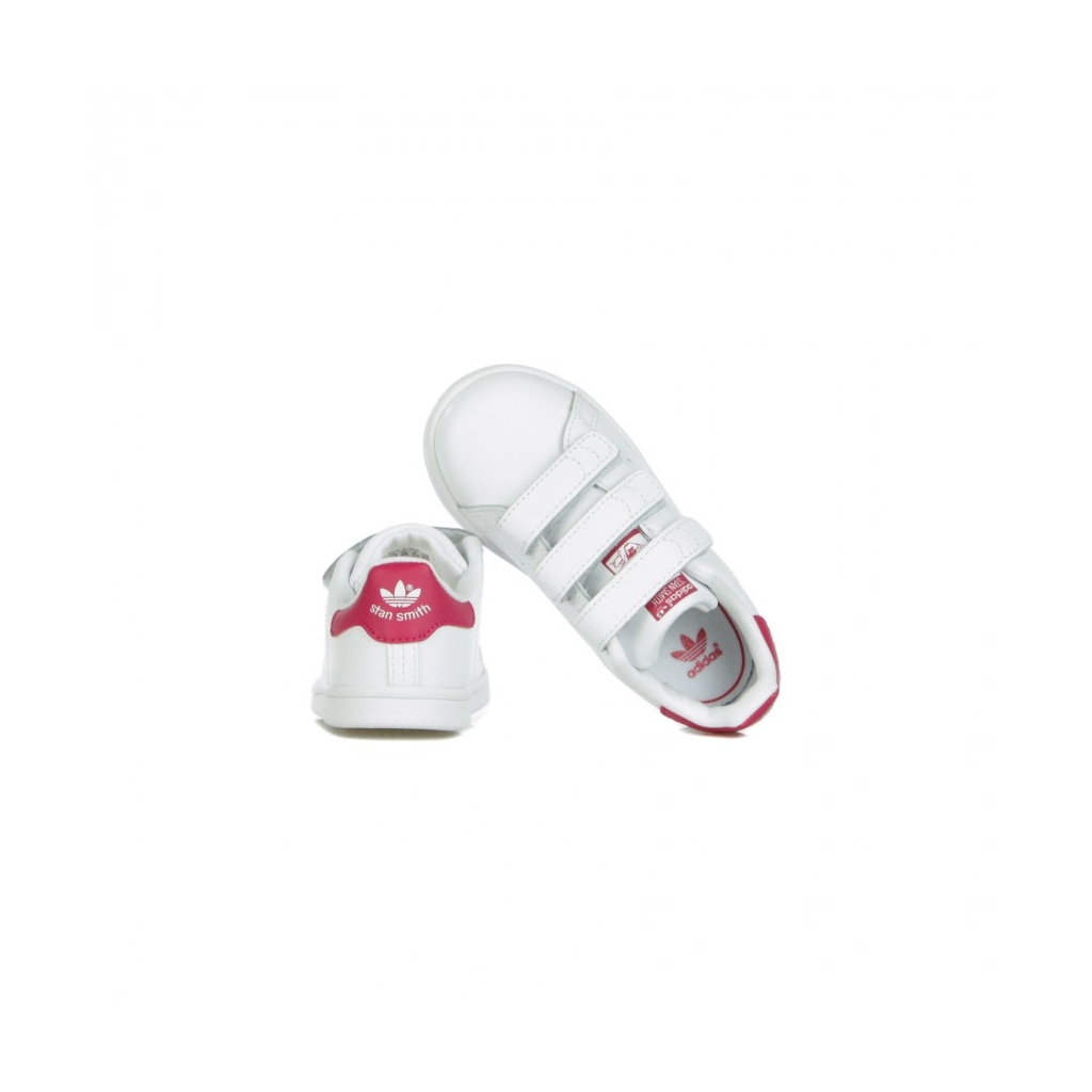 SCARPA BASSA STAN SMITH CF I CLOUD WHITE/CLOUD WHITE/BOLD PINK