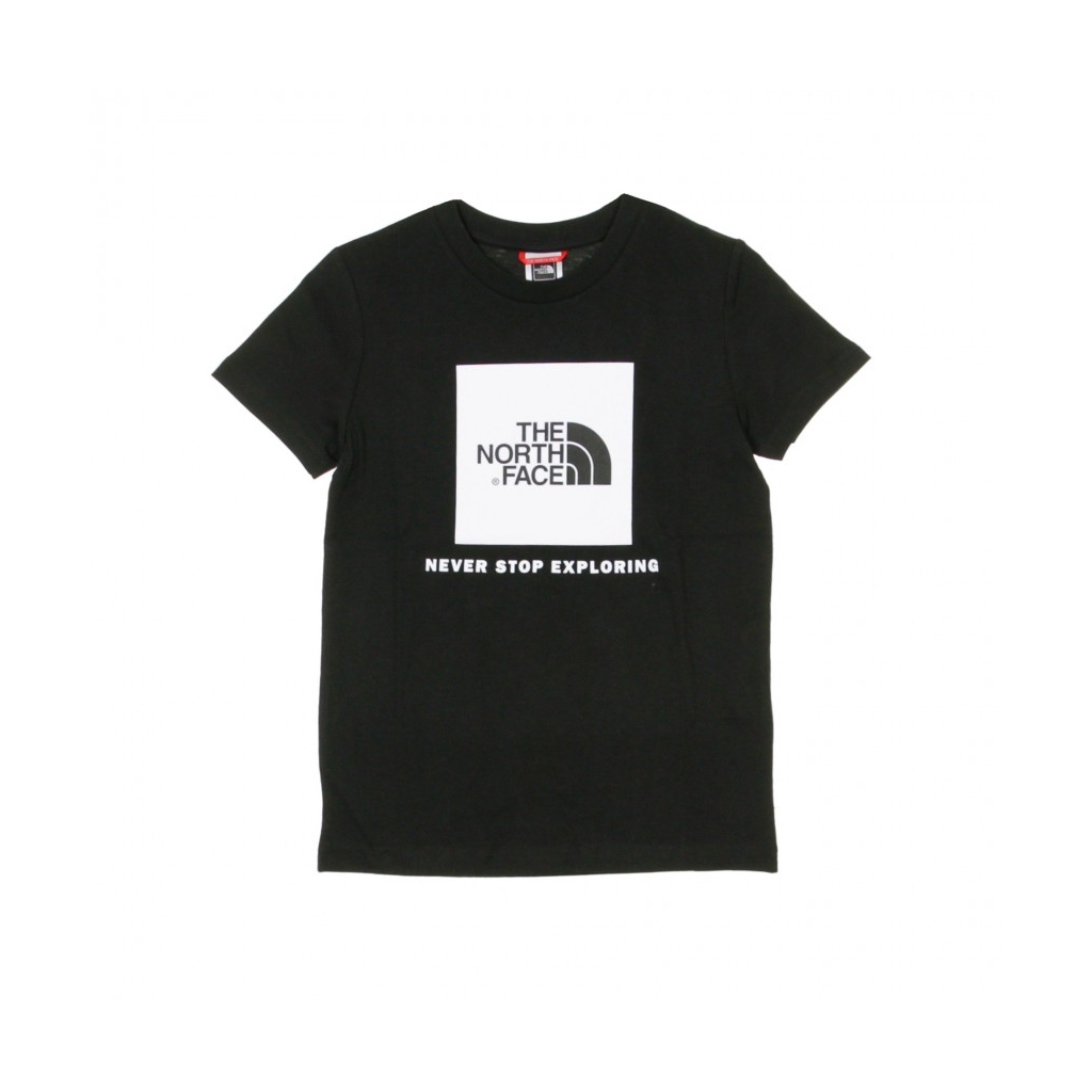 MAGLIETTA BOX S/S TEE TNF BLACK/TNF WHITE