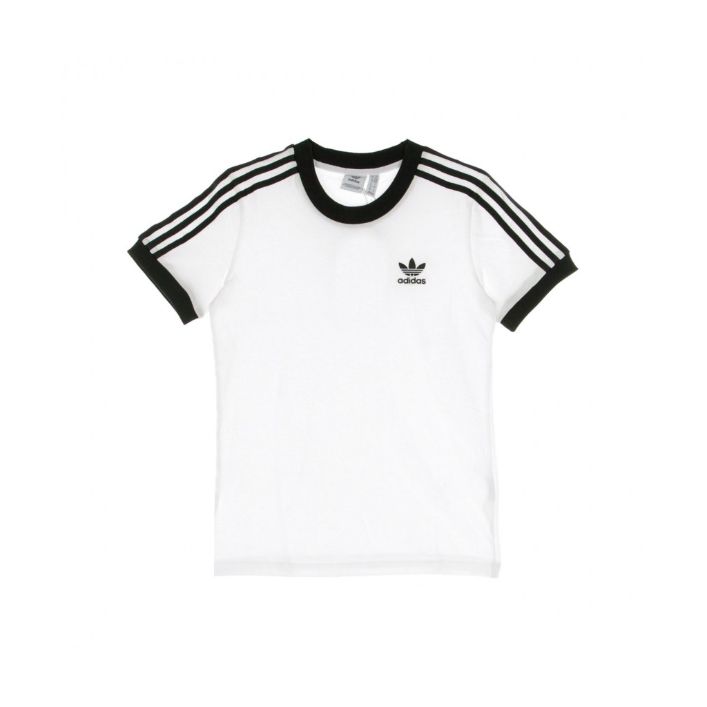 MAGLIETTA 3 STRIPES TEE WHITE/BLACK