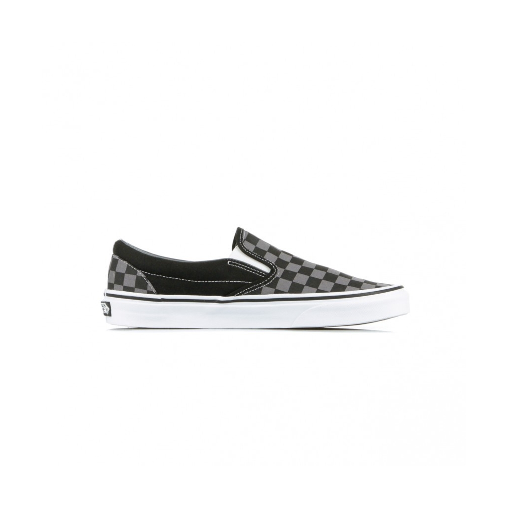 SCARPA BASSA CLASSIC SLIP-ON BLACK/PEWTER/CHECKERBOARD