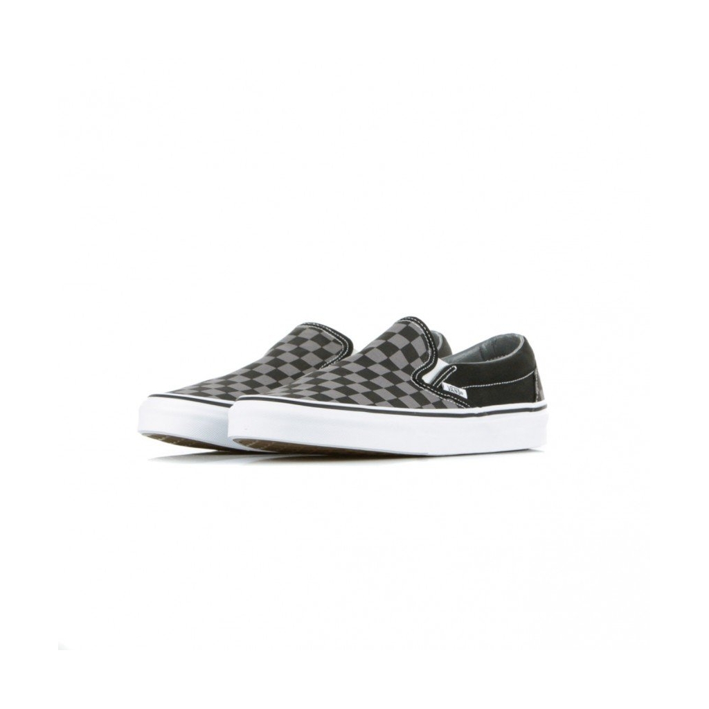 SCARPA BASSA CLASSIC SLIP-ON BLACK/PEWTER/CHECKERBOARD