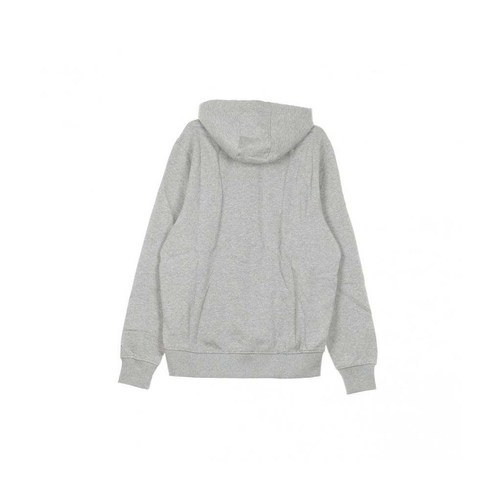 FELPA CAPPUCCIO TEAM LOGO PO HOOD INDCOL HEATHER GREY/ORIGINAL TEAM COLORS