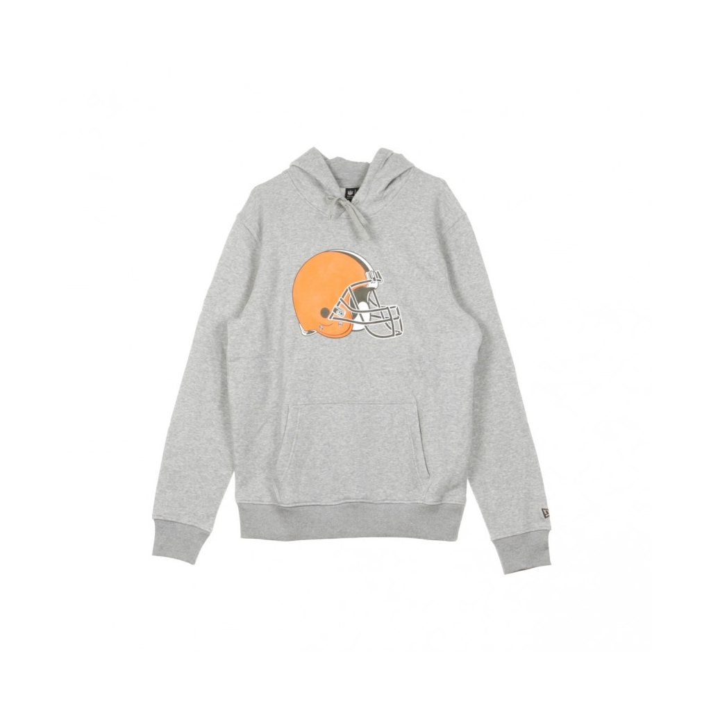 FELPA CAPPUCCIO TEAM LOGO PO HOOD CLEBRO HEATHER GREY/ORIGINAL TEAM COLORS