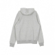 FELPA CAPPUCCIO TEAM LOGO PO HOOD CLEBRO HEATHER GREY/ORIGINAL TEAM COLORS