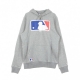 FELPA CAPPUCCIO NOS PO HOODY MLB LOGO LIGHT GREY HEATHER