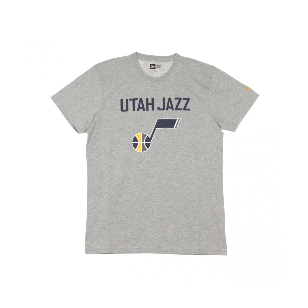 MAGLIETTA TEAM LOGO TEE UTAJAZ LIGHT GREY HEATHER/ORGINAL TEAM COLORS