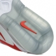 SCARPA BASSA AIR MAX 200 WHITE/UNIVERSITY RED/METALLIC SILVER