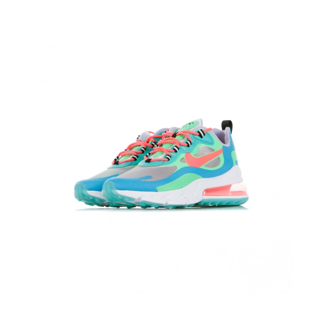 SCARPA BASSA W AIR MAX 270 REACT PSYCHEDELIC MOVEMENT ELECTRO GREEN/FLASH CRIMSON/BLUE LAGOON