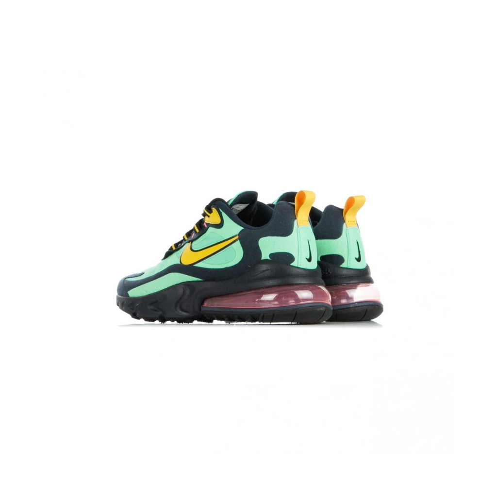 SCARPA BASSA AIR MAX 270 REACT POP ART ELECTRO GREEN/YELLOW OCHRE/OBSIDIAN