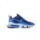 SCARPA BASSA AIR MAX 270 REACT BLUE VOID/PHOTO BLUE/GAME ROYAL