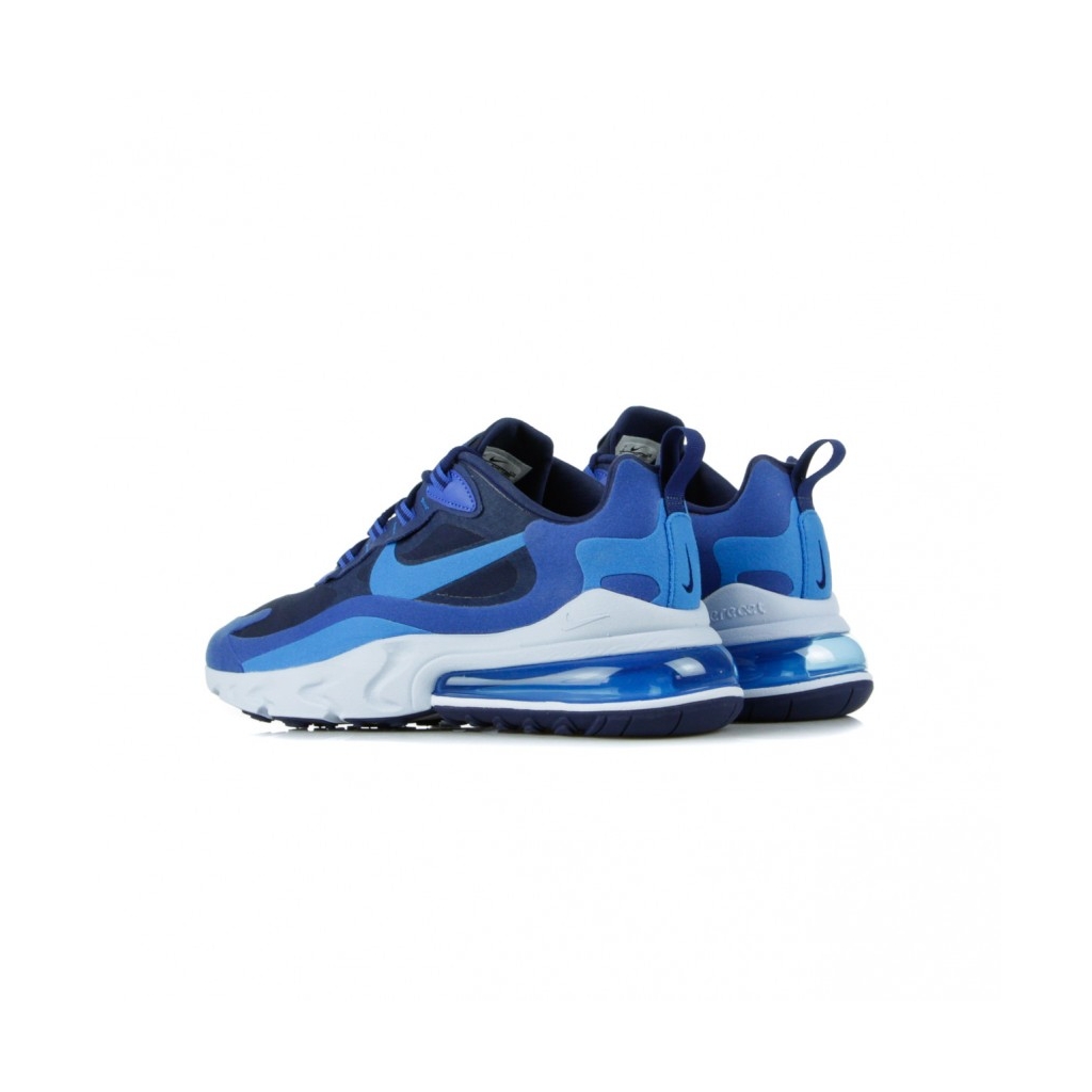 SCARPA BASSA AIR MAX 270 REACT BLUE VOID/PHOTO BLUE/GAME ROYAL