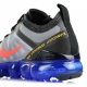 SCARPA BASSA AIR VAPORMAX 2019 BLACK/BRIGHT CRIMSON/HYPER BLUE